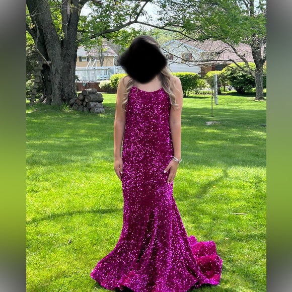 Pink Sherri Hill Prom Dress